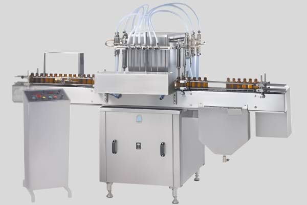Automatic Liquid Bottle Filling Machine for Pharma and Food Industry - Aaradhya Enterprise