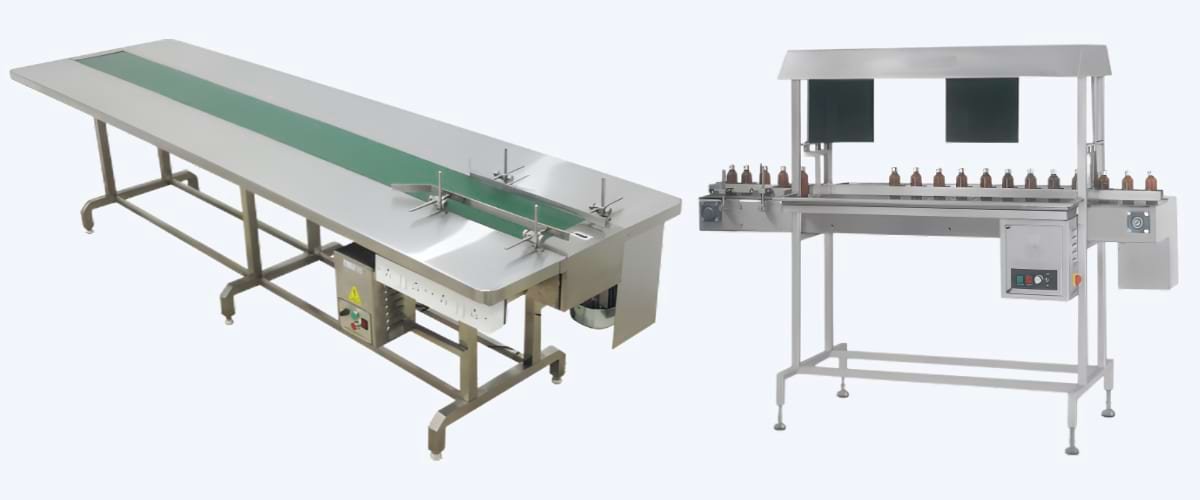 Industrial Inspection and Packing Conveyor System - Aaradhya Enterprise